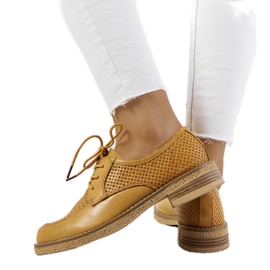 Edda hnědé prolamované oxfordky hnědý Edda hnědé prolamované oxfordky hnědý