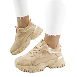 Hnědé dámské tenisky Livorno hnědý Hnědé dámské tenisky Livorno hnědý