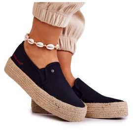 Dámské espadrilky na platformě Cross Jeans JJ2R4015C černé černý