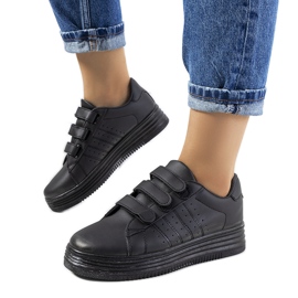 Černé tenisky na platformě Nizza černý