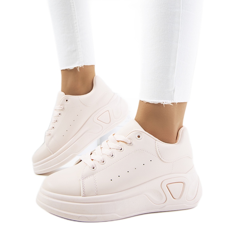 Růžové dámské tenisky Creda růžový Růžové dámské tenisky Creda růžový