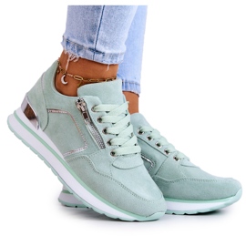 FB2 Semišové Sportovní Boty Na Světle Zelené Nábřeží Platformy zelená FB2 Semišové Sportovní Boty Na Světle Zelené Nábřeží Platformy zelená