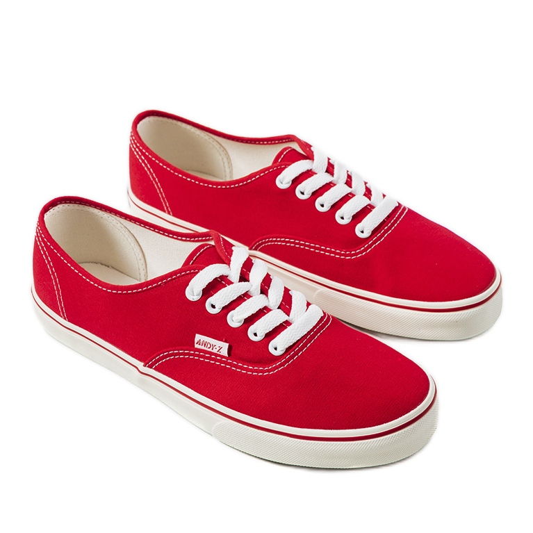 Len pánské červené tenisky