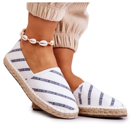 Dámské klasické espadrilky Big Star JJ274959 Bílé bílý