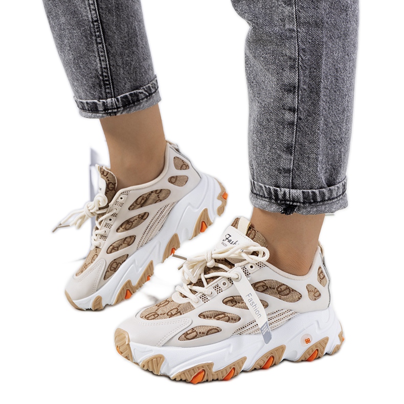 Dámské béžové tenisky značky Melsen béžový