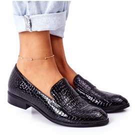 Lakované mokasíny Vinceza 21-10674 černá černý