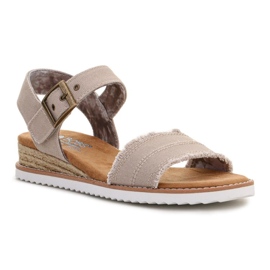 Sandály Skechers Desert Kiss Adobe Princess 113541-TPE béžový Sandály Skechers Desert Kiss Adobe Princess 113541-TPE béžový