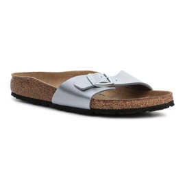 Žabky Birkenstock Madrid Silver 0040413 stříbrný Žabky Birkenstock Madrid Silver 0040413 stříbrný