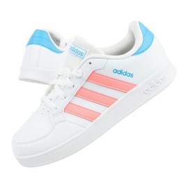 Boty Adidas Breaknet W GY6015 bílý modrý růžový Boty Adidas Breaknet W GY6015 bílý modrý růžový