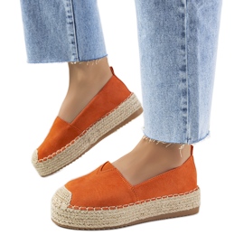 Dámské oranžové espadrilky Rhianne pomerančový