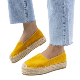 Žluté prolamované espadrilky Capelle žluť