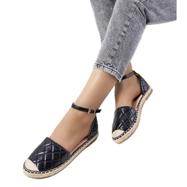 Černé espadrilky Faiz černá Černé espadrilky Faiz černá