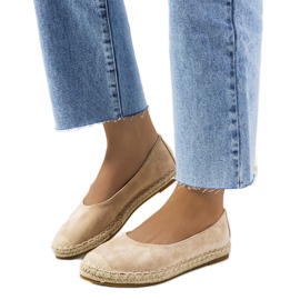 Dámské béžové espadrilky Sipkema béžový Dámské béžové espadrilky Sipkema béžový