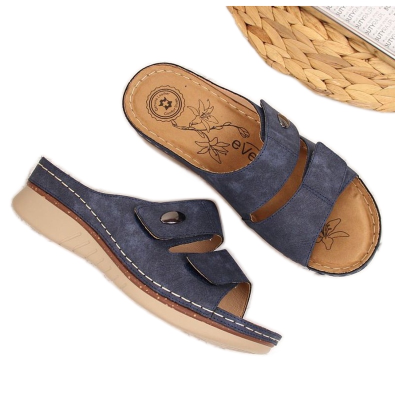 Klínky na suchý zip eVento W EVE224A tmavě modrá námořnická modrá