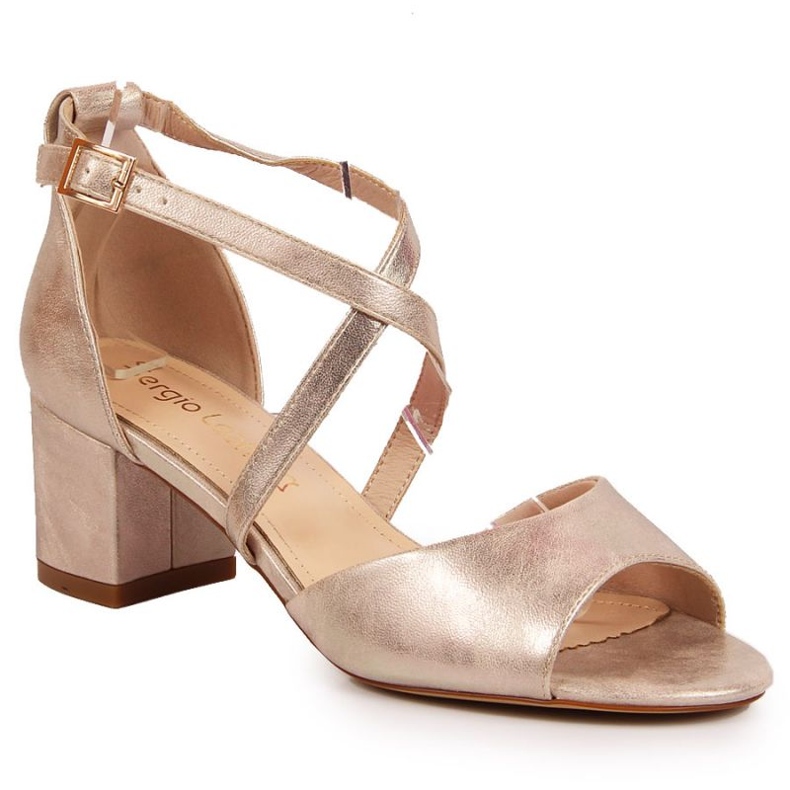 Sandály na postu Sergio Leone W SK367B zlaté zlatý