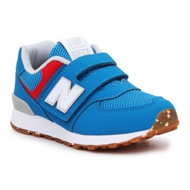 Boty New Balance Jr PV574BWV červený modrý