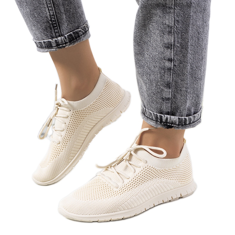 Béžové sportovní tenisky Bertens béžový Béžové sportovní tenisky Bertens béžový