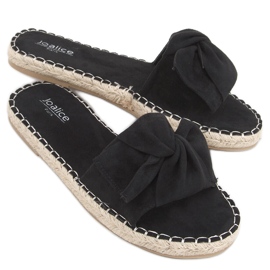 Baina černé espadrilky černá Baina černé espadrilky černá