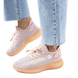 Růžové dámské sportovní tenisky Molema růžový šedá