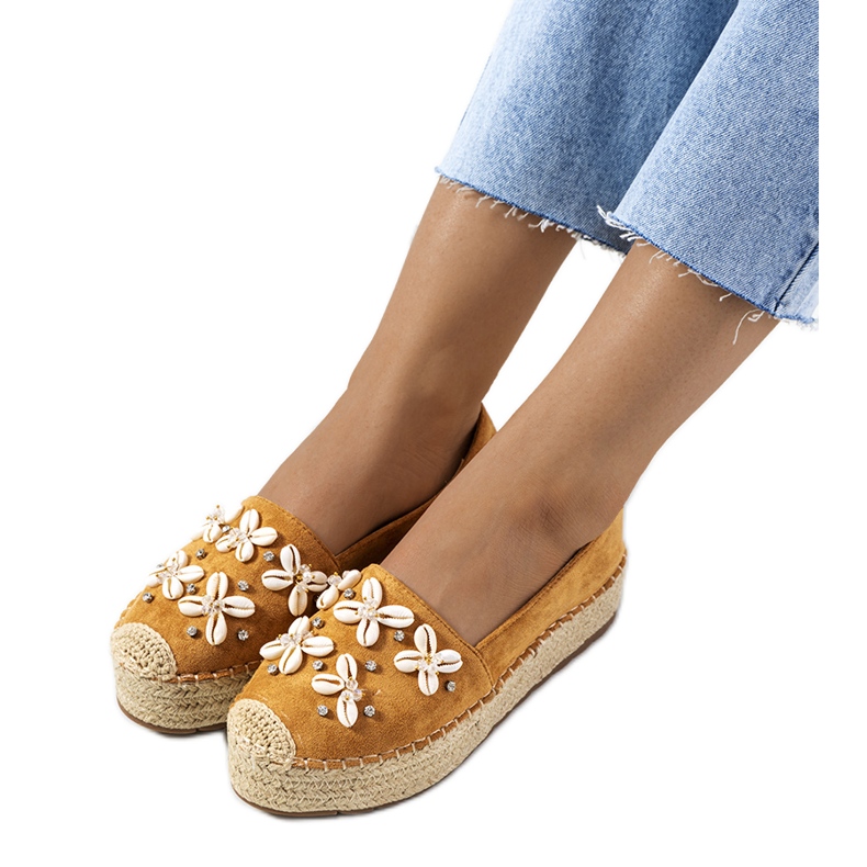 Hnědé espadrilky na platformě Paffen hnědý