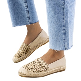 Béžové espadrilky Kiomi béžový Béžové espadrilky Kiomi béžový