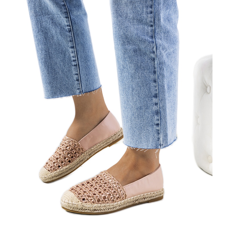 Kiomi růžové espadrilky růžový