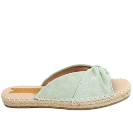 Zelené espadrilky zelená Zelené espadrilky zelená