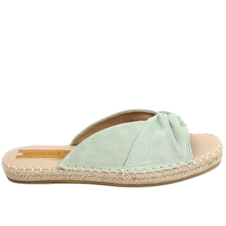 Zelené espadrilky zelená