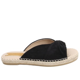 PA1 Černé espadrilky černá PA1 Černé espadrilky černá