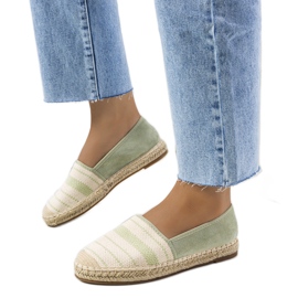 Zelené espadrilky Juulke zelená Zelené espadrilky Juulke zelená