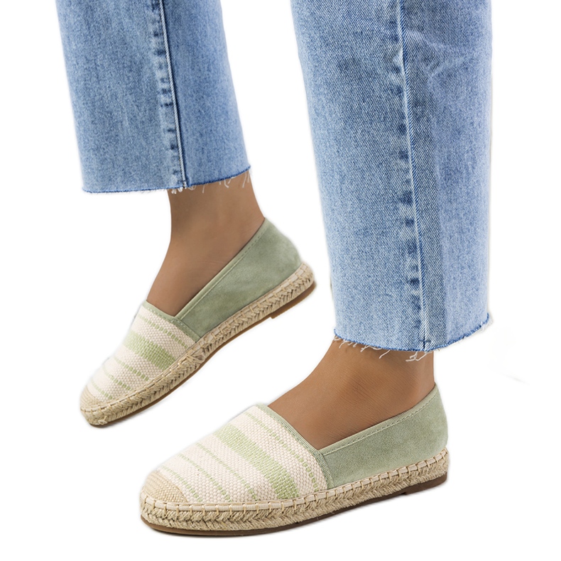 Zelené espadrilky Juulke zelená