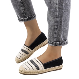 Černé espadrilky Juulke černá Černé espadrilky Juulke černá