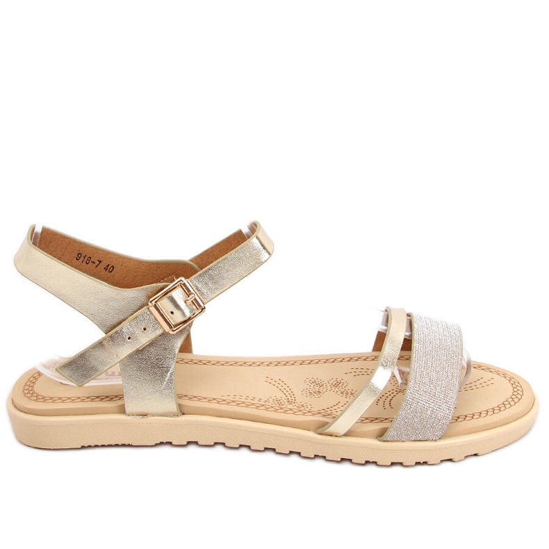 Dámské sandály Tenda Gold zlatý
