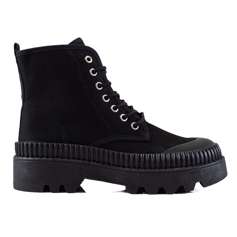 Melisa Módní tenisky na platformě černá