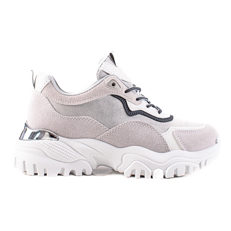 TRENDI Módní tenisky šedá vícebarevný