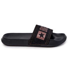 Pánské lehké pantofle Big Star JJ174533 Black černý