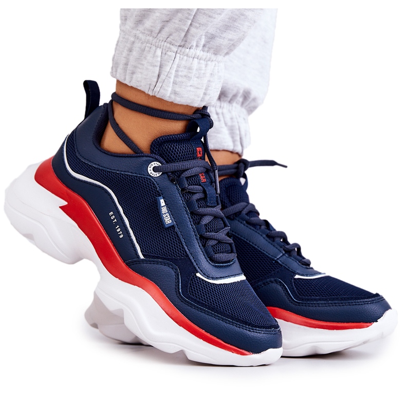 Dámská sportovní obuv Big Star JJ274A117 Námořnická modrá modrý