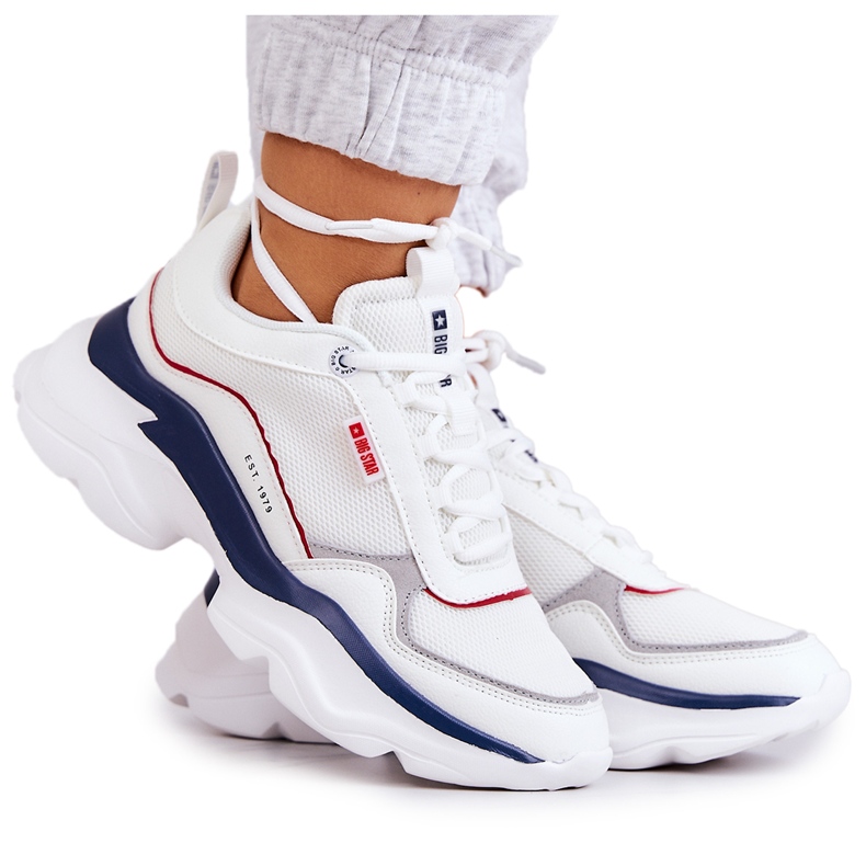 Dámská sportovní obuv Big Star JJ274A116 White bílý Dámská sportovní obuv Big Star JJ274A116 White bílý