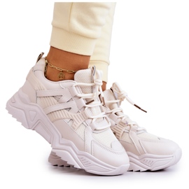Dámská sportovní obuv Sneakers Beige Daren béžový Dámská sportovní obuv Sneakers Beige Daren béžový