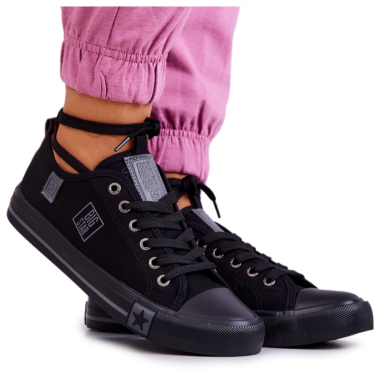 Klasické nízké tenisky Big Star JJ274257 Black černá