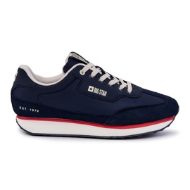 Pánské tenisky Memory Foam Big Star JJ174296 Navy Blue modrý Pánské tenisky Memory Foam Big Star JJ174296 Navy Blue modrý