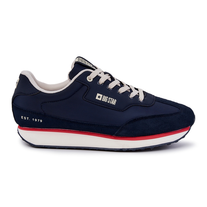 Pánské tenisky Memory Foam Big Star JJ174296 Navy Blue modrý