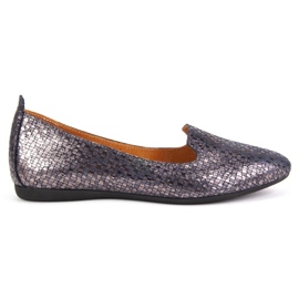 Lordsy Ballerina Filippo H30-324 námořnická modř stříbro