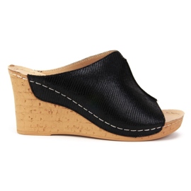 Filippo DK786 / 19 Bk Černé pantofle černá Filippo DK786 / 19 Bk Černé pantofle černá