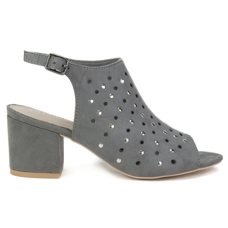 Filippo DS770 / 19 Gr Šedé sandály šedá Filippo DS770 / 19 Gr Šedé sandály šedá