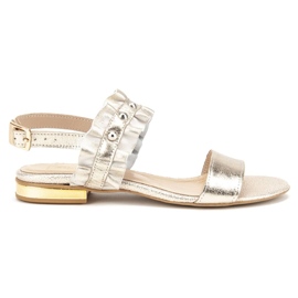 Zlaté sandály Filippo 500 zlatý