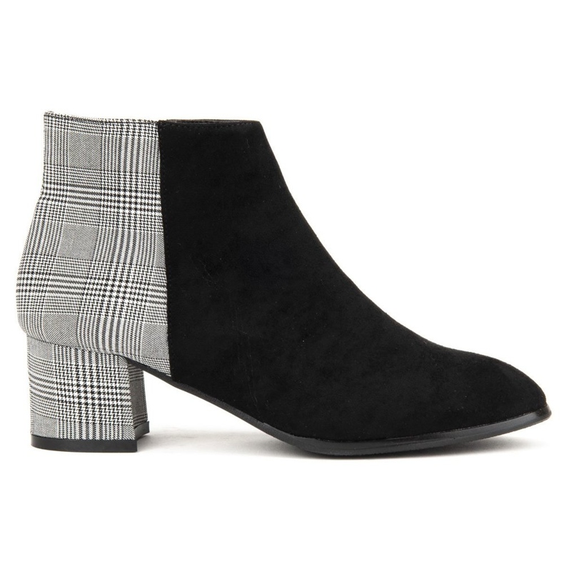 Černošedé boty Filippo DBT936 / 19 Bk Gr černá šedá