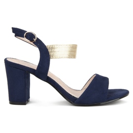 Sandály Filippo DS817 / 20 Nv Navy námořnická modř