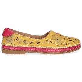 Kožené boty Filippo DP1224 / 20 Yl Yellow žluť