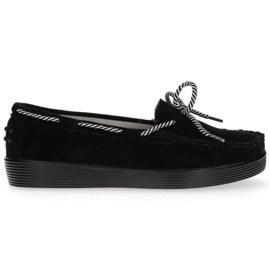 Kožené boty Filippo DP1200 / 20 Bk černé černá